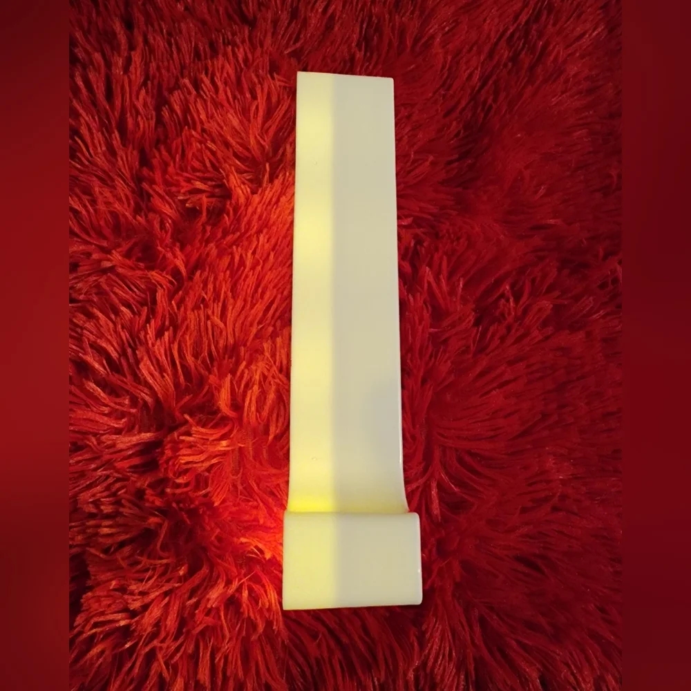 White Number 1 Plastic Marquee Light